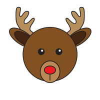 Link to animaru Red-nosed Reindeer